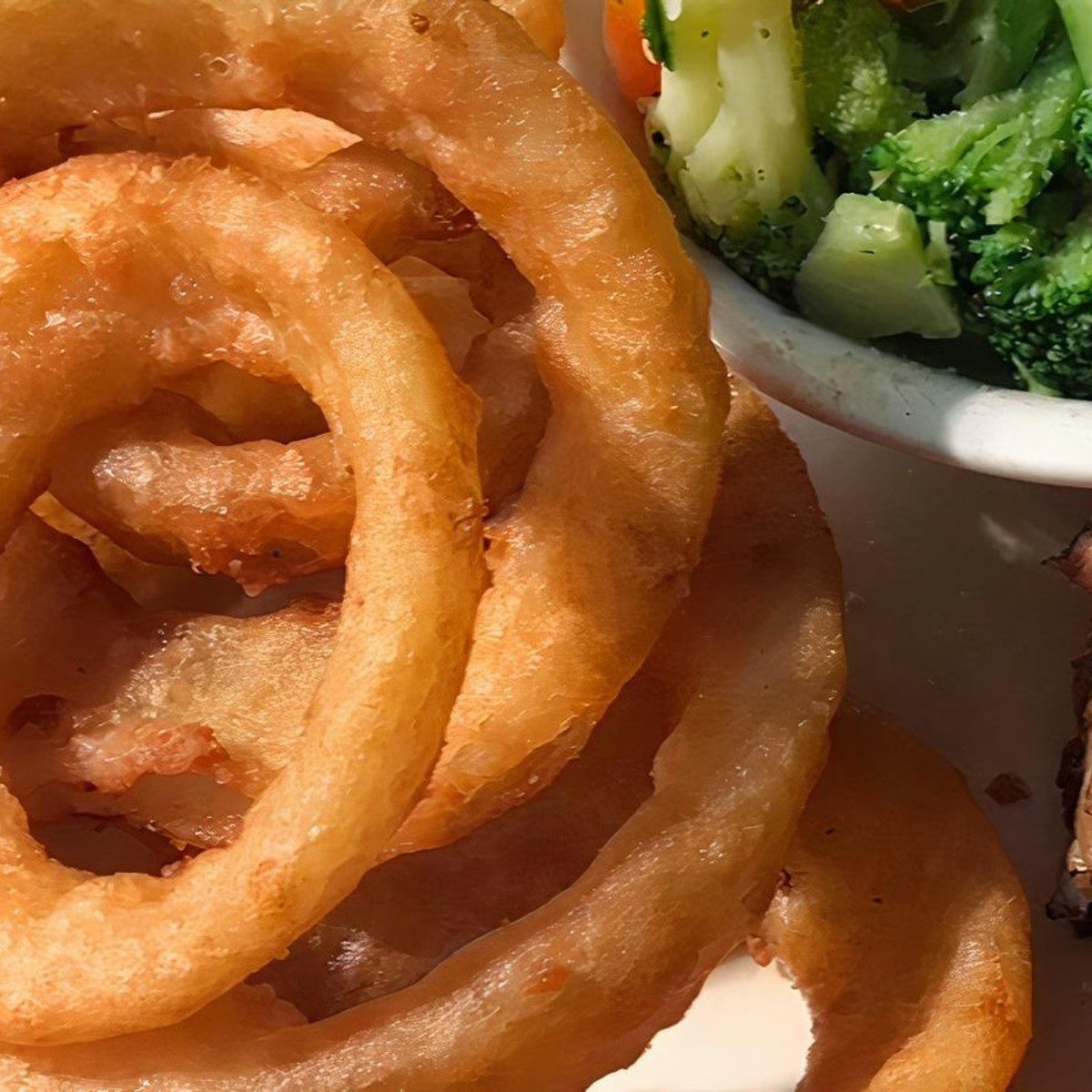 Beer Battered Onion Rings.