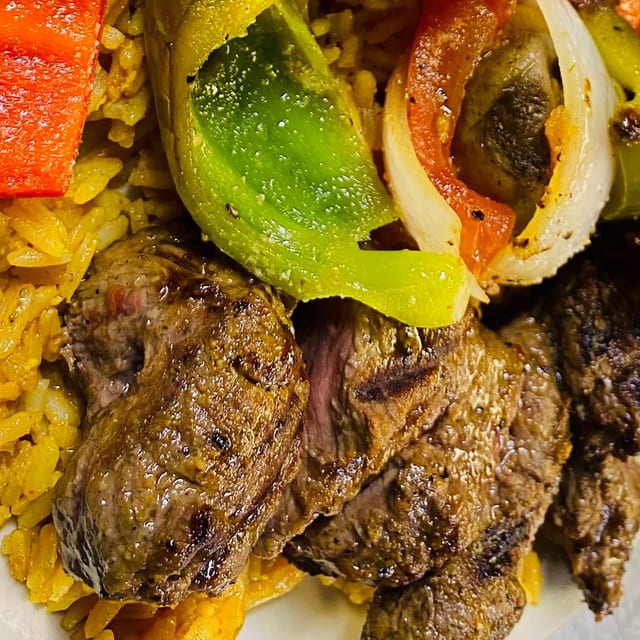 Steak Kebabs.