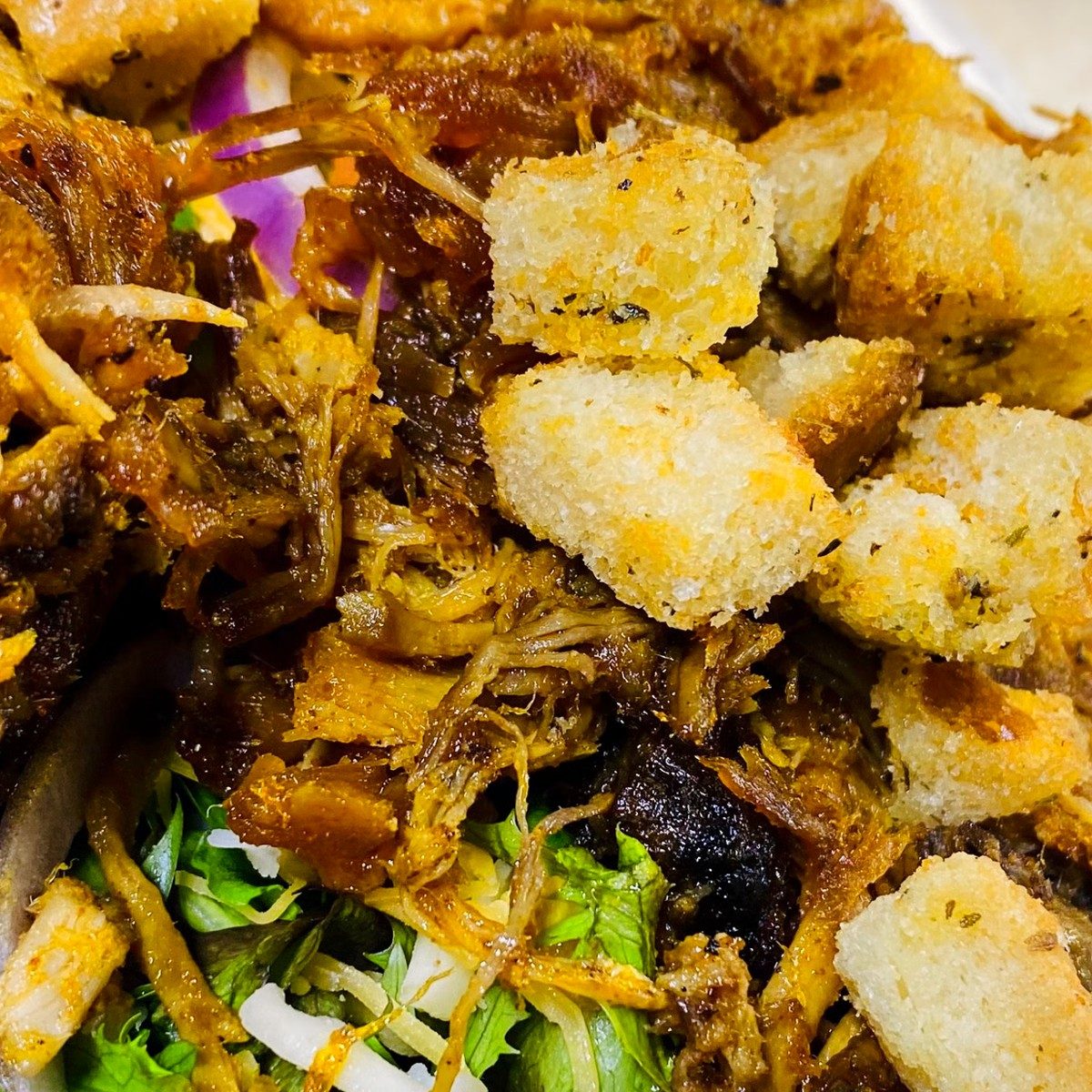 Pulled Pork Salad.