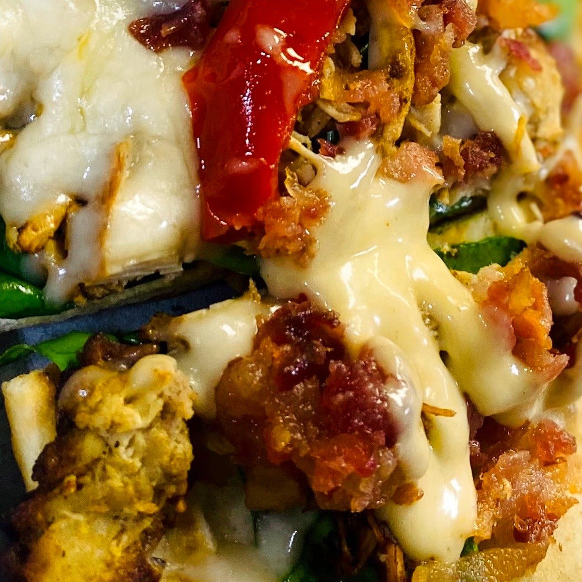Rustic Chicken Flatbread.